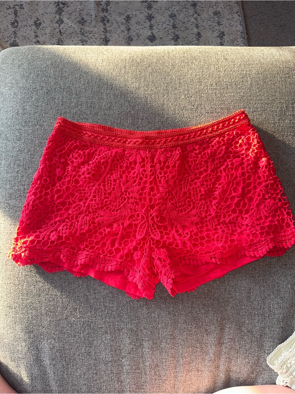 Mossimo Supply Co. Red Lace Sleep Shorts